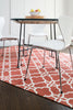 Loloi Geo GEO02 Rust / Ivory Area Rug Roomscene Feature
