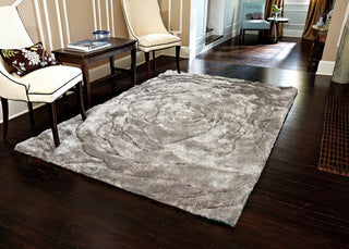 Loloi Glamour Shag GS-01 Beige Area Rug Roomscene Feature