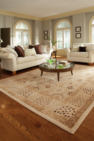 Loloi Mystique MY-01 Antique Beige Area Rug Roomscene Feature
