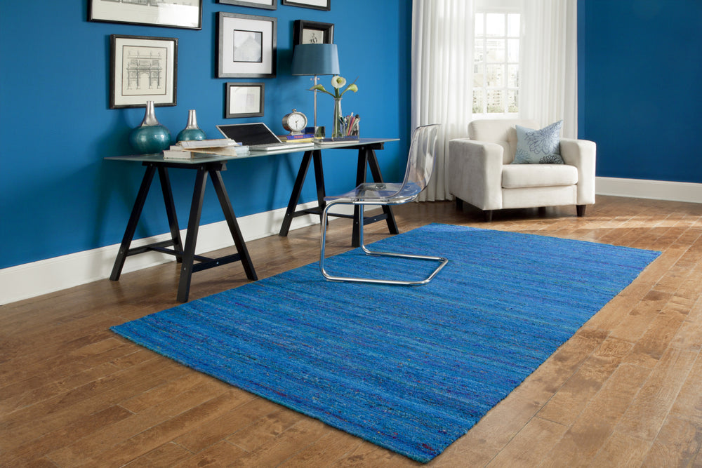 Loloi Resama RE-01 Sapphire Area Rug Roomscene Feature