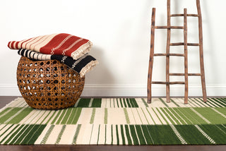 Loloi Rio RI-01 Green Area Rug Roomscene Feature