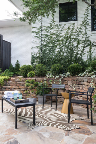 Loloi Zadie ZD-01 Brown / Ivory Area Rug Roomscene