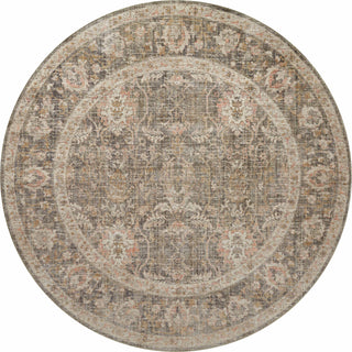 Loloi Rosemarie ROE-01 Sage/Blush Area Rug by Chris Loves Julia 5'0''x5'0'' Round