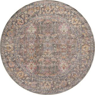 Loloi Rosemarie ROE-01 Stone/Multi Area Rug by Chris Loves Julia 7'9''x7'9'' Rouned