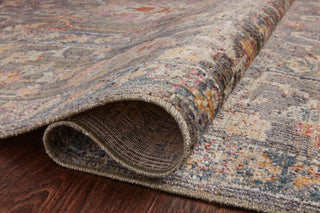 Loloi Rosemarie ROE-01 Stone/Multi Area Rug by Chris Loves Julia Rolled