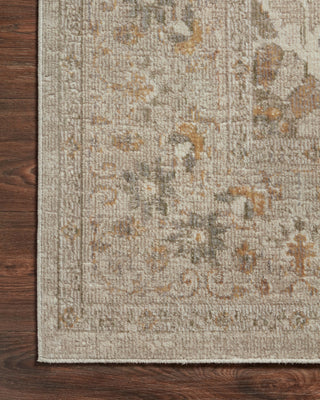 Loloi Rosemarie ROE-02 Ivory/Natural Area Rug by Chris Loves Julia Corner On Wood