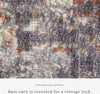 Loloi Rosemarie ROE-04 Graphite/Multi Area Rug by Chris Loves Julia Close Up