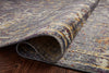 Loloi Rosemarie ROE-04 Graphite/Multi Area Rug by Chris Loves Julia Rolled