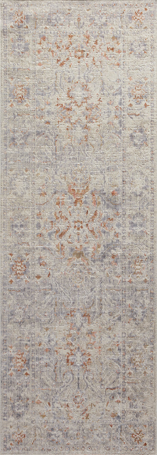 Loloi Rosemarie ROE-05 Oatmeal/Lavender Area Rug by Chris Loves Julia 2'7''x 8'0'' Runner