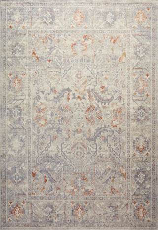 Loloi Rosemarie ROE-05 Oatmeal/Lavender Area Rug by Chris Loves Julia Main Image