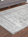 Unique Loom Rosso T-16707 Gray Area Rug Rectangle Lifestyle Image