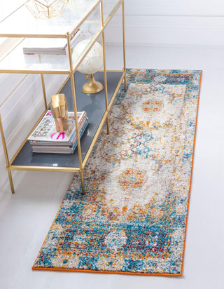 Unique Loom Rosso T-16710 Beige Area Rug Runner Lifestyle Image