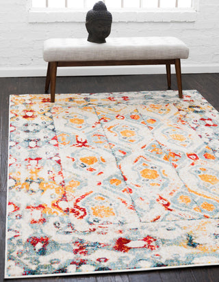 Unique Loom Rosso T-16732 Multi Area Rug Rectangle Lifestyle Image Feature