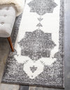 Unique Loom Rosso T-16736 Gray Area Rug Runner Lifestyle Image