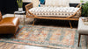 Unique Loom Rosso T-16738 Blue Area Rug Rectangle Lifestyle Image