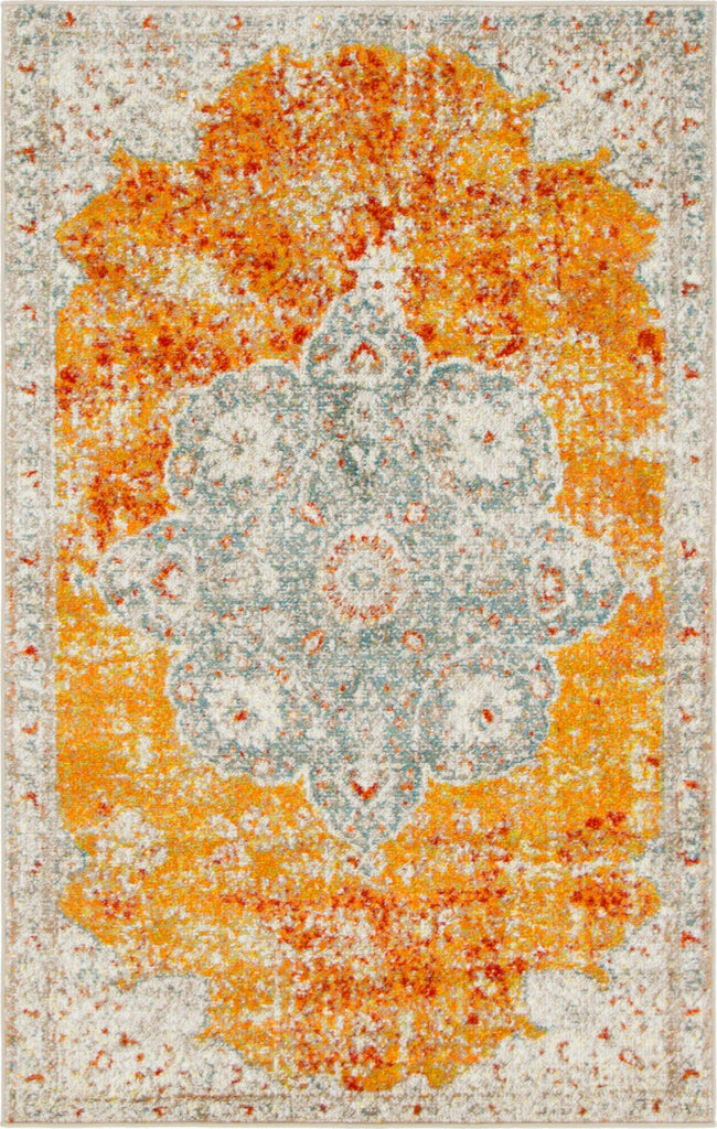 Unique Loom Rosso T-16739 Orange Area Rug main image
