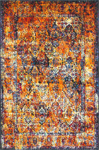 Unique Loom Rosso T-17773 Orange Area Rug main image