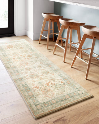 Loloi II Rosette ROS-01 Beige/Multi Area Rug Room Scene 3