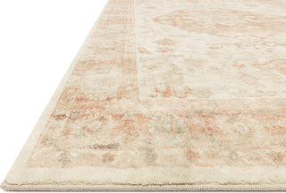 Loloi II Rosette ROS-03 Ivory/Terracotta Area Rug Corner