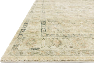 Loloi II Rosette ROS-05 Sand/Ivory Area Rug Corner 