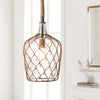 Surya Rousseau ROU-001 Light Gray Pendant Lifestyle Image Feature