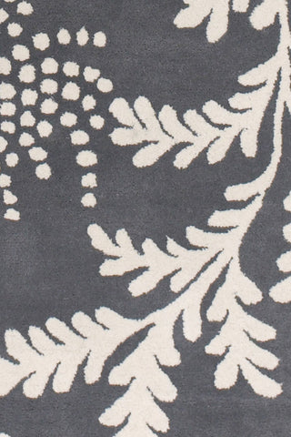 Chandra Rowe ROW-11107 Grey/Ivory Area Rug Close Up