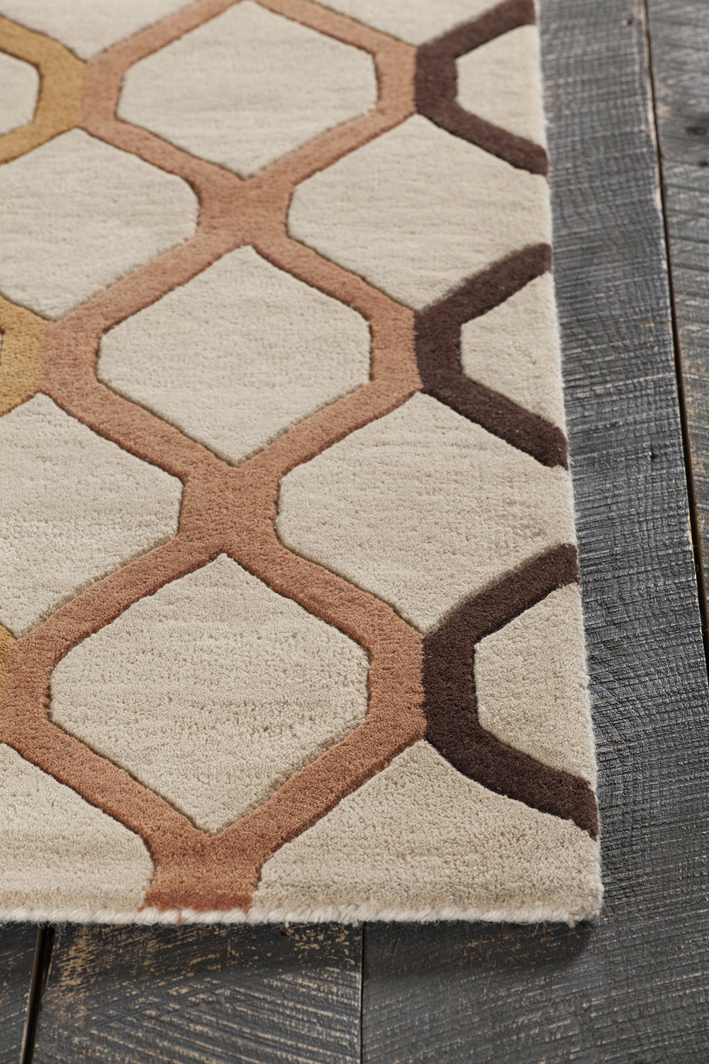 Chandra Rowe ROW-11125 Area Rug Corner Shot Feature