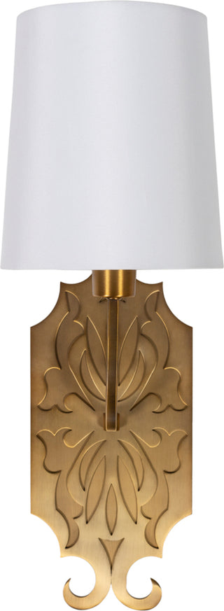 Surya Roxy ROX-001 White Wall Sconce by Candice Olson main image