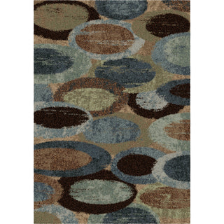 Orian Rugs Royal Shag Bubbly Blue Area Rug main image