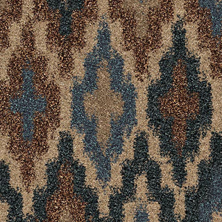 Orian Rugs Royal Shag Blue Spell Area Rug Swatch