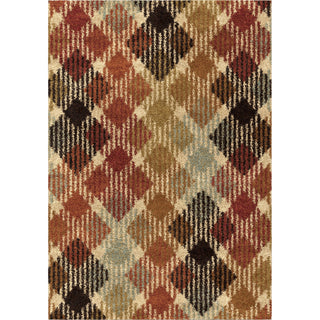 Orian Rugs Royal Shag Checkered Path Multi Area Rug main image