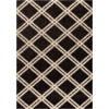 Orian Rugs Royal Shag Guarded Secret Black Area Rug main image