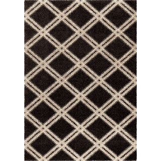 Orian Rugs Royal Shag Guarded Secret Black Area Rug main image