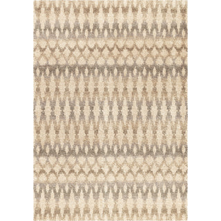 Orian Rugs Royal Shag Vibrant Ikat Ivory Area Rug main image