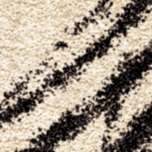 Orian Rugs Royal Shag Sweeping Coal Ivory Area Rug Swatch