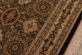 Momeni Royal RY-01 Brown Area Rug Corner Shot