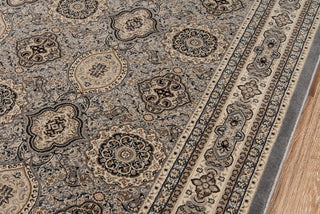 Momeni Royal RY-01 Grey Area Rug Close up