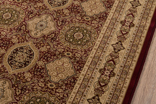 Momeni Royal RY-01 Red Area Rug Corner Shot