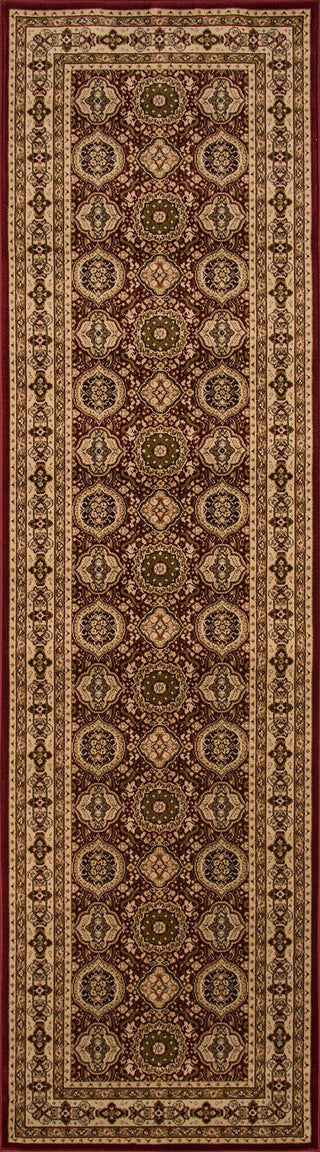 Momeni Royal RY-01 Red Area Rug Closeup