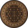 Momeni Royal RY-02 Black Area Rug Detail Shot