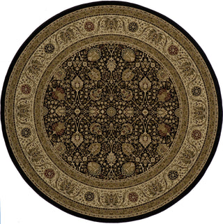 Momeni Royal RY-02 Black Area Rug Close up