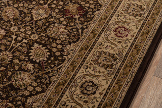 Momeni Royal RY-02 Brown Area Rug Corner Shot