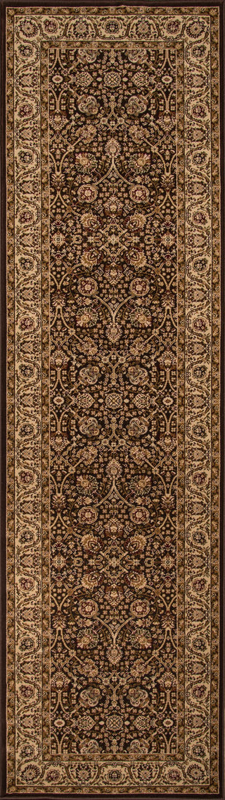 Momeni Royal RY-02 Brown Area Rug Closeup