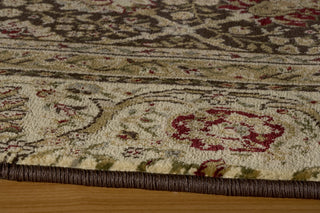 Momeni Royal RY-02 Brown Area Rug Closeup