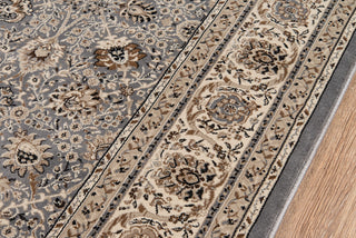 Momeni Royal RY-02 Grey Area Rug Close up