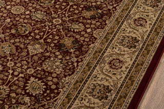 Momeni Royal RY-02 Red Area Rug Corner Shot