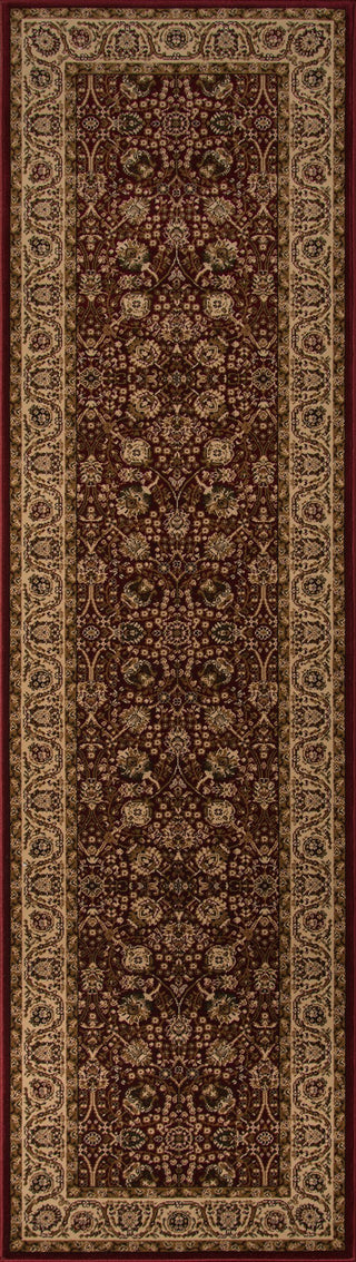 Momeni Royal RY-02 Red Area Rug Closeup