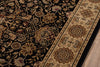 Momeni Royal RY-03 Black Area Rug Corner Shot