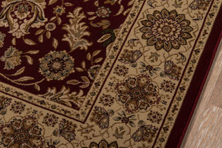 Momeni Royal RY-03 Red Area Rug Corner Shot