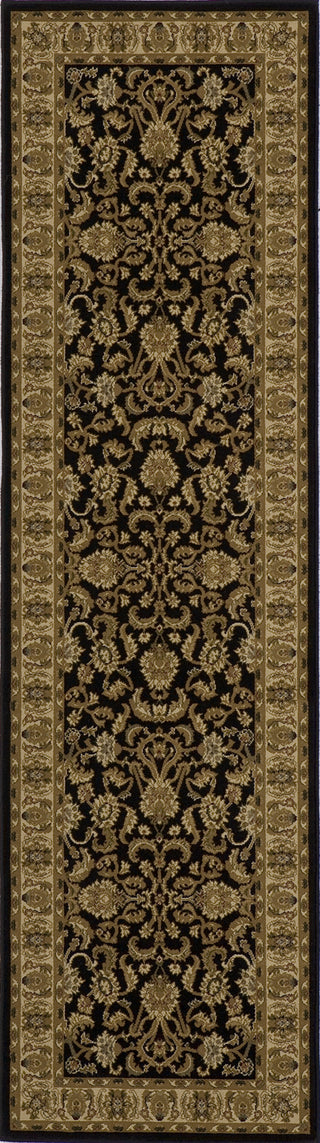 Momeni Royal RY-04 Black Area Rug Runner